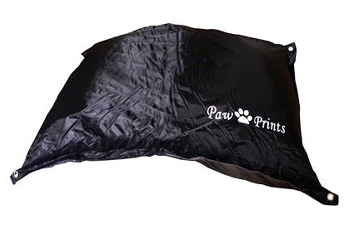 Cheeko Kool Lounger Waterproof Duvet Dog Bed - Black