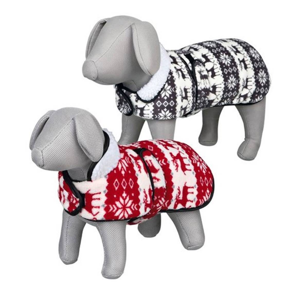 Trixie Winter Wonderland Dog Coat | Soft Plush Festive Winter Jacket (25 cm)