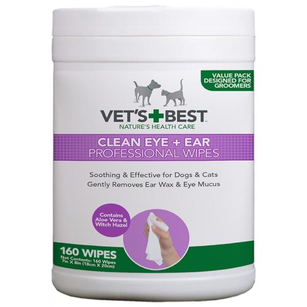Vet's Best | Dog Ear & Eye Cleaning | Clean Wipes - 160 Pack