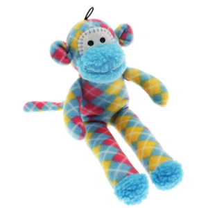 Happy Pet Sock Monkey Dog Toy