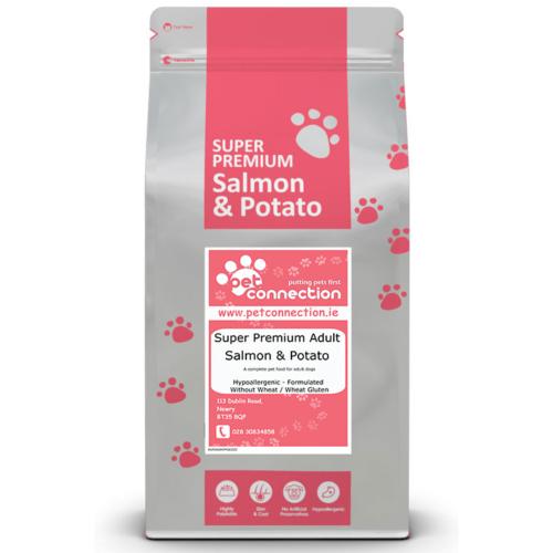 Pet Connection Super Premium | Hypoallergenic Dry Dog Food | Adult | Salmon & Potato