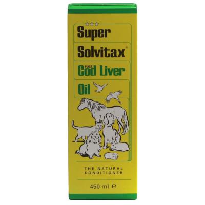 Super Solvitax | Dog & Cat Conditioning Supplement | Cod Liver Oil - 400ml