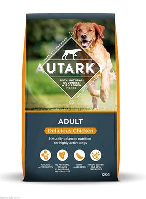 Autarky Gluten Free Dog Food (Adult) - Chicken with Rice and Veg 12kg