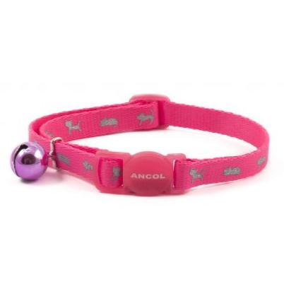 Ancol Reflective Hi Vis Cat Safety Collar with Bell