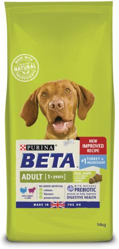 Beta | Dry Dog Food | Adult | Turkey & Lamb - 14kg