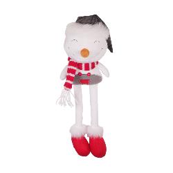 Cupid & Comet | Christmas Dog Toy | Plush Jolly Floppy Leggy Snowman