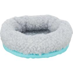 Trixie | Small Pet Bed | Cuddly Grey/Green Snuggle Cushion - 16cm
