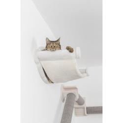 Hammock For Wall Mounting Measurements: 54 × 28 × 33 White/grey