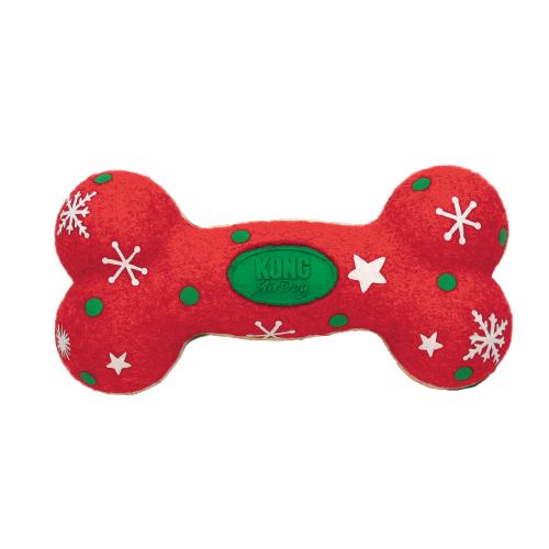 KONG Holiday | Christmas Dog Toy | AirDog Bone - Medium