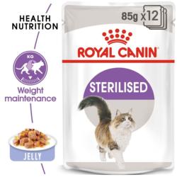 Royal Canin Feline | Wet Cat Food Pouch | Sterilised in Jelly Multipack - 12 x 85g