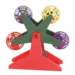 Trixie Ferris Wheel & Lattice Balls Small Plastic Bird Toy