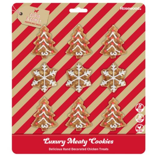Cupid & Comet | Christmas Dog Treats | Luxury Meaty Cookies