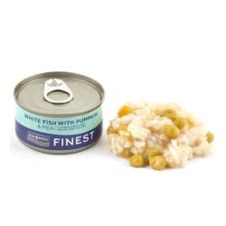 Fish4Dogs Finest Whitefish & Pumpkin Dog Food Tin 85g