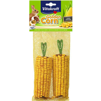 Vitakraft | Small Animal Treat | Golden Corn Cobs