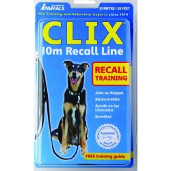 Clix Recall Training Long Line Dog Training Lead - 10m