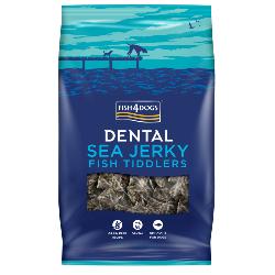 Fish4Dogs | Natural Dog Treat | Dental Sea Jerky Fish Tiddlers