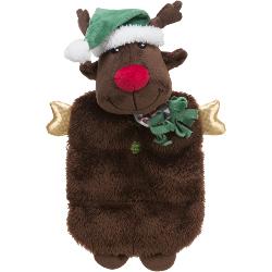 Trixie | Christmas Dog Toy | Dangling Floppy Plush Reindeer