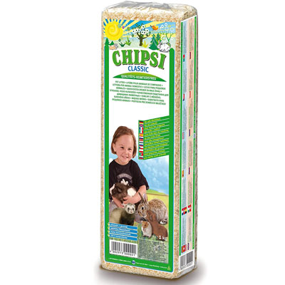 Chipsi | Small Pet Bedding | Woodchip Shavings | Classic - 900g