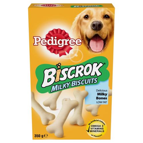 Pedigree Biscrok Milk Bones Biscuits (350g)