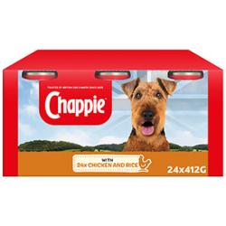 Chappie Wet Dog Food Tins - Original and Chicken (24 X 412g)