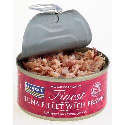 Fish4Cats Wet Cat Food Finest Tuna Fillet with Prawn 70g