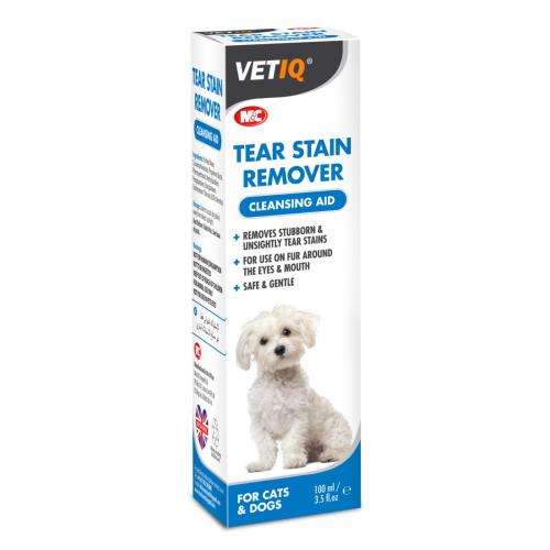 Vet IQ | Dog Tear Stain Cleaner |  Cleansing Aid - 100ml
