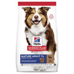 Hills Science Plan Mature Adult 7 plus Dog Food (Senior) - Medium Lamb 2.5kg