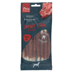 Pets Unlimited | Rawhide Dog Treat | Chewy Meat Sticks - Small