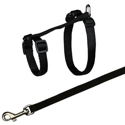 Trixie Cat Harness With Lead Nylon XL 34-57cm/13mm, 1.20m