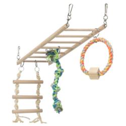Trixie | Small Pet Toy | Hanging Bridge for Ferrets, Rats - 35cm