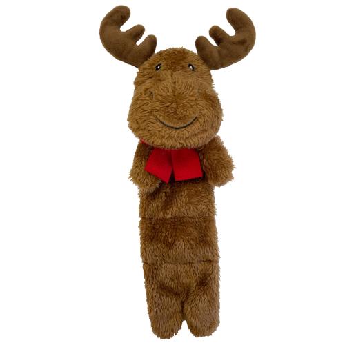 Holly & Robin | Christmas Dog Toy | Unstuffed Reindeer Ragger