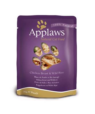 Applaws | Wet Cat Food Pouch | Natural Chicken & Rice - 70g