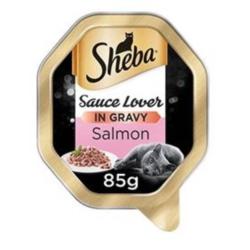 Sheba | Wet Cat Food Tray | Sauce Lover | Salmon in Sauce - 85g