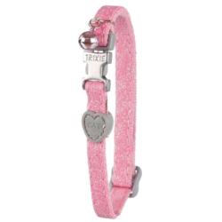 Trixie Glitter Heart Safety Cat Collar With Bell - 4 Colours