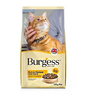 Burgess Supacat | Dry Cat Food | Adult | Chicken & Duck - 10kg