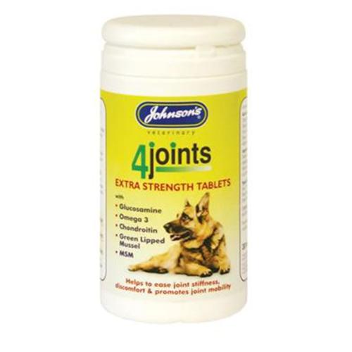 Johnson's Veterinary | Dog Joint Supplement | 4Joints Mobility Extra Strength Tablets - 30 Pack