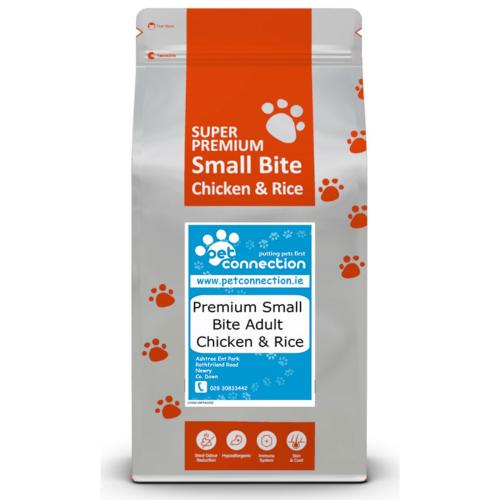 Pet Connection Super Premium | Hypoallergenic Dry Dog Food | Small Breed Adult | Chicken & Rice