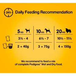 Pedigree | Wet Dog Food Pouches | Poultry Selection in Gravy - 12 x 100g