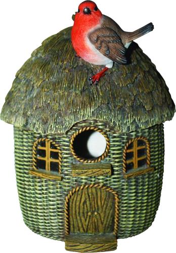 Vivid Arts Birdhouse Wicker Bird House