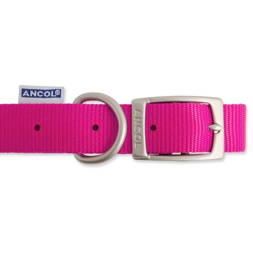 Ancol Pink Nylon Collar Size 5 (39-48cm)