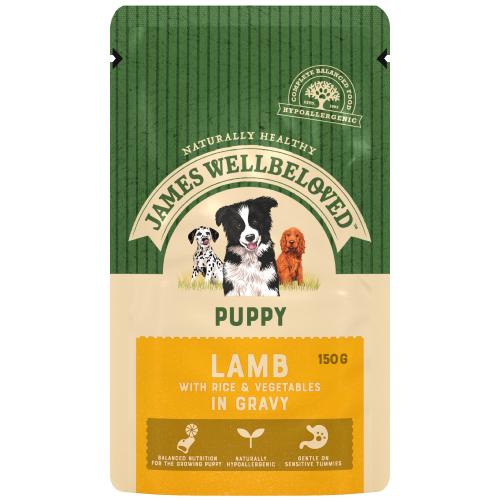 MADRA DONATION - James Wellbeloved Gluten Free Puppy Food - Lamb 10 x 150g