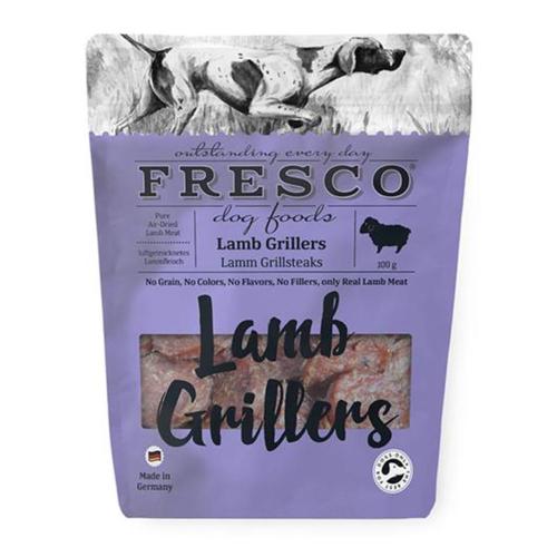 Fresco Lamb Grillers Natural Dog Treat 100g