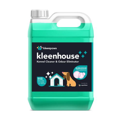 Kleenhouse (was Glimmermann) | Dog, Cat & Small Pet Safe Disinfectant | Kleenpaws Bubblegum - 5L