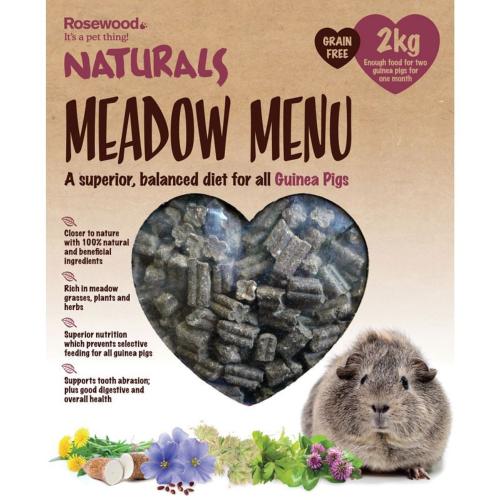 Rosewood Naturals | Guinea Pig Food | Meadow Menu - 2kg
