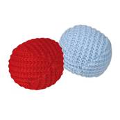 Trixie Set Of 2 Knitted Balls Cat Toy 4.5cm