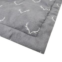 Wolf & Tiger | Antler Hygge Supersoft Blanket | Christmas Dog Throw