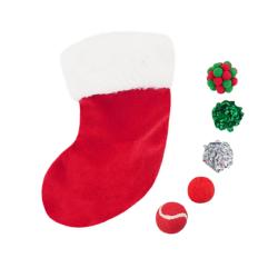 Cupid & Comet | Christmas Cat Gift | Toy Stuffed Stocking