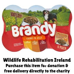 WILDLIFE REHABILITATION IRELAND DONATION - Brandy Chunks in Jelly