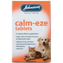 Johnson's | Calm-Eze | Dog & Cat Natural Calming Tablets