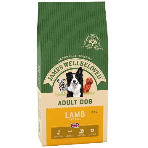 James Wellbeloved Gluten Free Dog Food (Adult) - Lamb and Rice 2kg